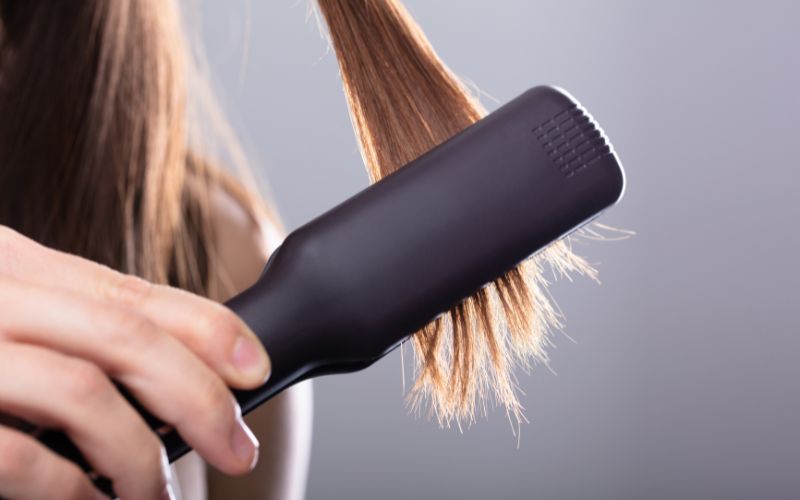 How To Flip Out Hair With A Straightener?